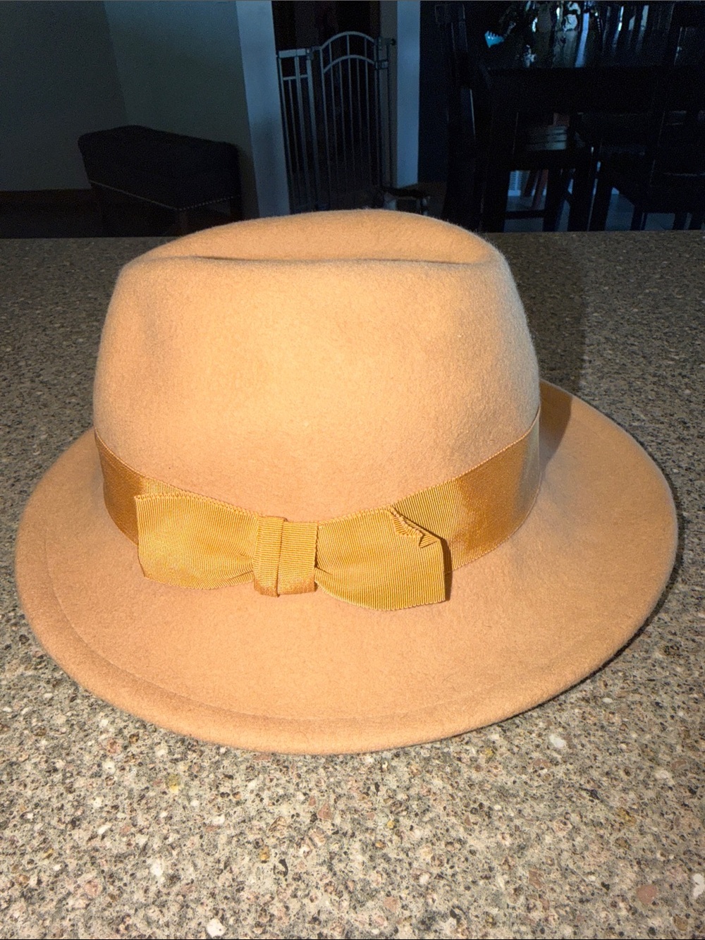 betmar vintage Felted wool Fedora with bow